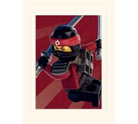 Pyramid International Lego Ninjago Movie (Kai Crop) -Mounted Print Memorabilia 30 x 40cm, Paper, Multicoloured, 30 x 40 x 1.3 cm