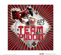 Pyramid International LEGOÃ‚Â Batman (Team Puddin) Art Print, Paper, Multi-Colour, 40 x 40 x 1.3 cm