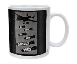 Pyramid International "Let Me Show You How Democracy Works Official Boxed Ceramic Coffee/Tea Mug, Multi-Colour, 11 oz/315 ml