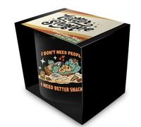 Pyramid International Letter Shoppe (I Need Better Snacks) Black 11Oz Mug - 10Oz / 315Ml Ceramic Mug - One Size