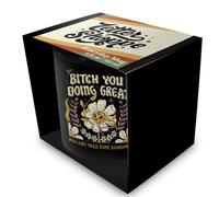 Pyramid International Letter Shoppe (You Doing Great) Black 11Oz Mug - 10Oz / 315Ml Ceramic Mug - One Size