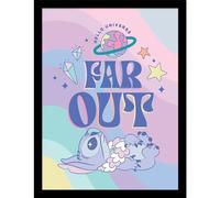 Pyramid International Lilo And Stitch - Planetary (Far Out) Collector Print, Premium Collector Print 40x30cm, Officially Licensed, Ideal for Bedroom, Gaming Room or Office Décor