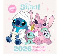 Pyramid International LILO & STITCH 2026 Square Wall Calendar - Official 16-Month Disney Calendar Featuring Beloved Characters - Tropical Gift for Animation Fans & Disney Collectors