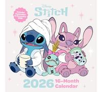 Pyramid International LILO & STITCH 2026 Square Wall Calendar - Official 16-Month Disney Calendar Featuring Beloved Characters - Tropical Gift for Animation Fans & Disney Collectors