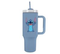 Pyramid International LILO & Stitch 40oz/1200ml Tumbler with Straw and Lid, Advanced Double-Wall Vacuum Insulation, Keeps Cold Up to 11 Hours, Hot Up to 7 Hours, BPA-Free