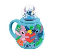 Pyramid International Lilo & Stitch (Love) Snowglobe Mug, 315ml / 11oz Ceramic Mug, Officially Licensed Drinkware, Premium Coffee Cup for Fans & Collectors