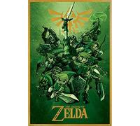 Pyramid International Link Maxi, Wood, The Legend of Zelda Poster, 61 x 91.5 cm