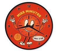 Pyramid International Loki Wall Clock (Miss Minutes) 25cm Diameter - Official Merchandise, White