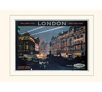 Pyramid International London 8" Mounted Print Memorabilia, Multi-Colour, 30 x 40 x 1.3 cm