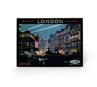 Pyramid International London 8 Wood Print, Multi-Colour, 40 x 59 x 1.3 cm
