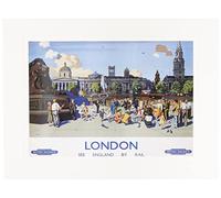 Pyramid International London 9" Mounted Print Memorabilia, Multi-Colour, 30 x 40 x 1.3 cm