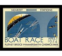 Pyramid International "London Transport (1)" Framed Print Memorabilia, Multi-Colour, 30 x 40 cm