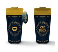 Pyramid International Lord of The Rings Travel Coffee Mug (The Ring Design) 16oz Metal Insulated Travel Coffee Mug, Lord of The Rings Gifts for Men and Women - Official Merchandise