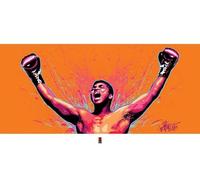 Pyramid International Loud Muhammad Ali Art Print, Paper, Multi-Colour, 60 x 80 x 1.3 cm