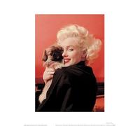 Pyramid International "Love Marilyn Monroe Art Print, Multi-Colour, 60 x 80 x 1.3 cm