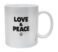 Pyramid International "Love & Peace Official Boxed Ceramic Coffee/Tea Mug, Multi-Colour, 11 oz/315 ml