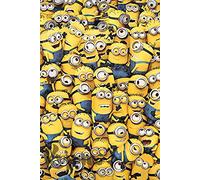 Pyramid International Many Minions Maxi Poster, Wood, Multi-Colour, 61 x 91.5 cm