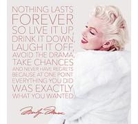 Pyramid International Marilyn Monroe Canvas Print, Multi-Colour, 85 x 85 x 1.3 cm