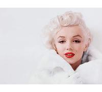 Pyramid International "Marilyn Monroe White Canvas Print, Multi-Colour, 30 x 40 x 1.3 cm