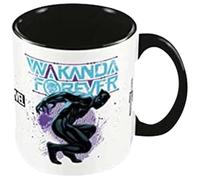 Pyramid International Marvel Black Panther Mug (Black Panther Wakanda Forever Coloured Inner Design) in Presentation Gift Box - Official Merchandise