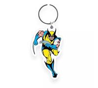 Pyramid International Marvel Comics Classic Wolverine Retro X-Men Official Rubber Key Ring Chain Charm