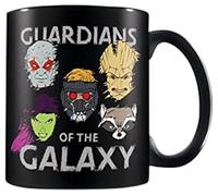 Pyramid International Marvel Comics Guardians of The Galaxy (Sketched Faces Design) 11oz Ceramic Mug - Official Merchandise