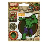 Pyramid International "Marvel Comics (Hulk Retro) Vinyl Stickers, Multi-Colour, 10 x 12.5 cm