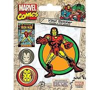 Pyramid International Marvel Comics (Iron Man Retro) Vinyl Stickers, Paper, Multi-Colour, 10 x 12.5 x 1.3 cm
