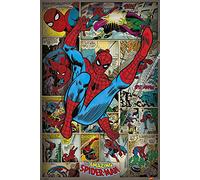Pyramid International Marvel Comics SpiderMan Retro Comic Book Cool Wall Decor Art Print Poster 60x90