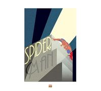 Pyramid International "Marvel DECO Spider-Man Building Paper Art Print, Multi-Colour, 60 x 80 x 1.3 cm