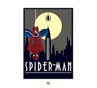 Pyramid International "Marvel DECO Spider-Man Hanging Paper Art Print, Multi-Colour, 60 x 80 x 1.3 cm