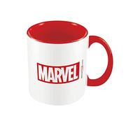 Pyramid International Marvel Mug in Presentation Gift Box (Logo Design) 11oz Ceramic Mug - Official Merchandise, Red