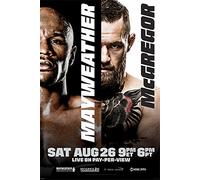 Pyramid International Mayweather vs McGregor Fight Maxi Poster 61 x 91.5cm, Plastic/Glass, Multi-Colour, 61 x 91.5 x 1.3 cm