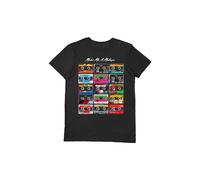 Pyramid International Men's Make Me A Mixtape T-Shirt in Black | Size: Medium Pyramid International Black M