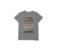 Pyramid International Men's Too Much Vinyl T-Shirt in Grey | Size: Large Pyramid International Grey L