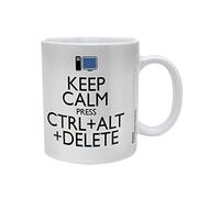 Pyramid International MG22323 "Keep Calm Ctrl Alt Delete Official Boxed Ceramic Coffee/Tea Mug, Multi-Colour, 11 oz/315 ml