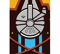 Pyramid International "Millennium Falcon Icon Star Wars Episode VII Canvas Print, Multi-Colour, 60 x 80 x 1.3 cm