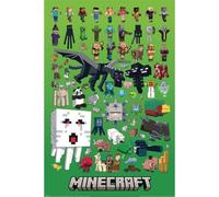 Pyramid International Minecraft Character Montage Poster, 60 x 90 cm