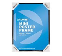 Pyramid International Mini Poster Frame, Plastic/Glass, Multi-Colour, 40 x 50 x 1.3 cm