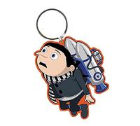 Minions 2 The Rise Of Gru 'Gru Jetpack' Rubber Keyring Keychain Fob