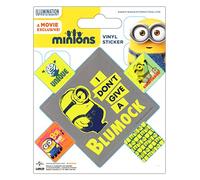 Pyramid International "Minions (Blumock) Vinyl Stickers, Multi-Colour, 10 x 12.5 cm