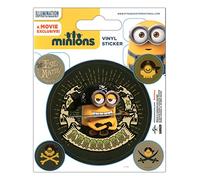 Pyramid International "Minions (Pirates) Vinyl Stickers, Multi-Colour, 10 x 12.5 cm