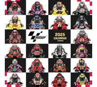 Pyramid International Moto GP 2025 Calendar - Official 16-Month Racing Calendar, Iconic Moto GP Bikes, Large Date Grids, Gift for Motorsport Fans