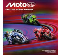 Pyramid International Moto Gp 2026 Square Wall Calendar - 16-Month Month-to-View Planner with High-Speed Racing Shots - Official Licensed Gift for Motorsport Fans