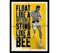 Pyramid International Muhammad Ali (Float Like A Butterfly-Corbis) -Canvas Print 30 x 40cm, Wood, Multicolour, 30 x 40 x 1.3 cm