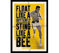 Pyramid International Muhammad Ali (Float Like A Butterfly-Corbis) -Canvas Print 85 x 120cm, Wood, Multicolour, 85 x 120 x 1.3 cm