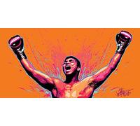 Pyramid International Muhammad Ali (Loud and Proud-Petruccio) -Canvas Print 50 X 100cm, Wood, Multi-Colour, 50 x 100 x 1.3 cm