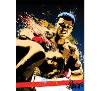 Pyramid International Muhammad Ali (Stung-Petruccio) -Canvas Print 30 x 40cm, Wood, Multicolour, 30 x 40 x 1.3 cm