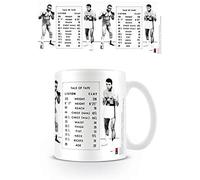 Pyramid International "Muhammad Ali (Tale of Tape)" Official Boxed Ceramic Coffee/Tea Mug, Multi-Colour, 11 oz/315 ml