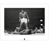 Pyramid International "Muhammad Ali V Liston Paper Art Print, Multi-Colour, 60 x 80 x 1.3 cm